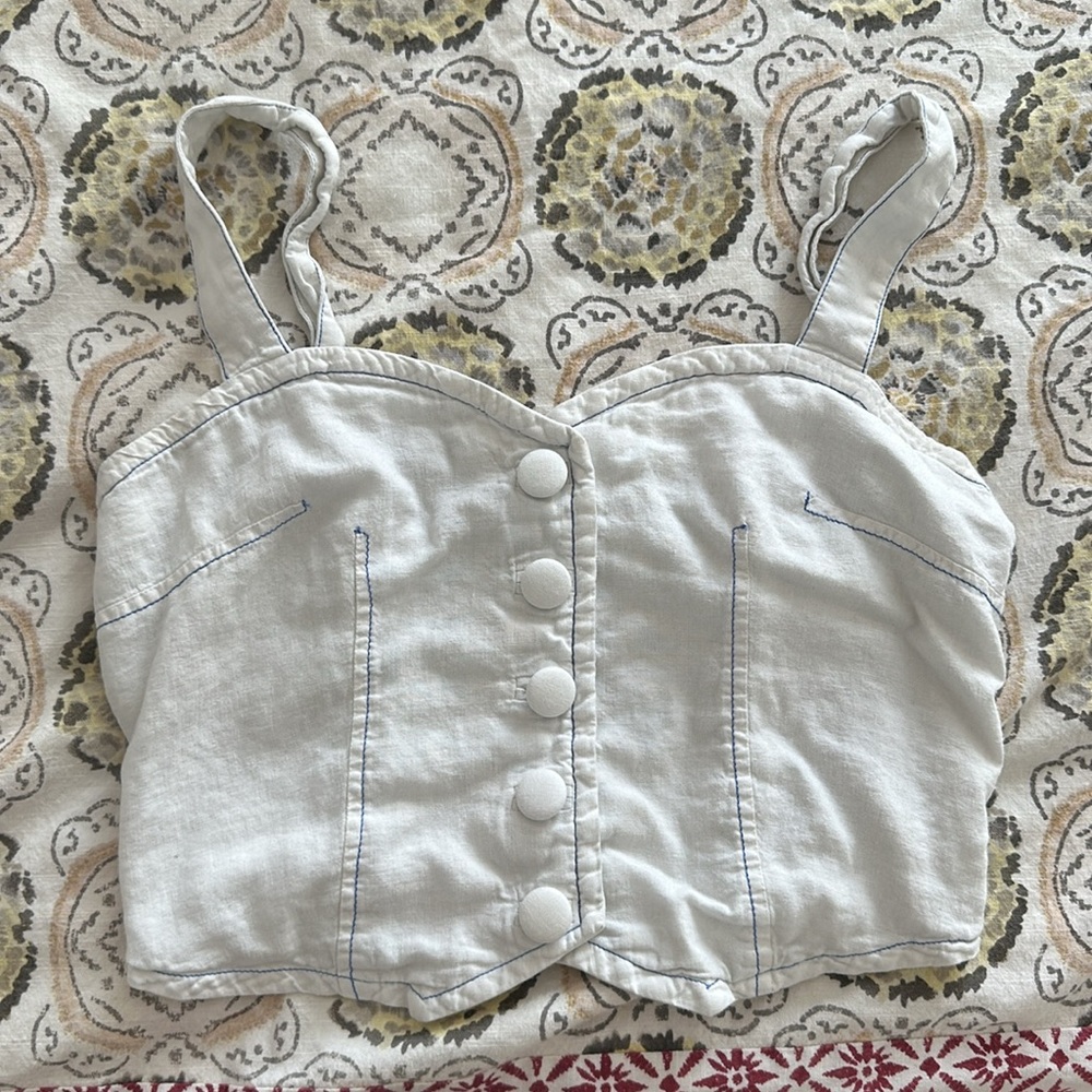 Anthro Maeve button front tank - Picture 5 of 8